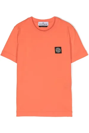 Stone Island T-Shirt mit Kompass-Applikation