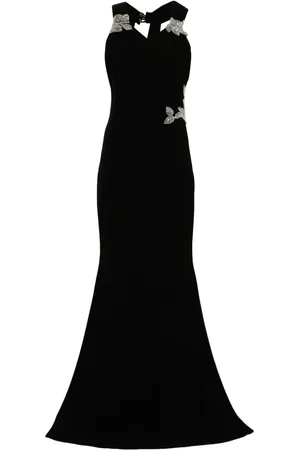 Cristallini Maxikleid mit Pailletten