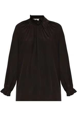 Victoria Beckham Drapierte Seidenbluse