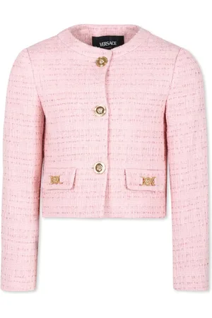 VERSACE Geknöpfter Tweed-Blazer