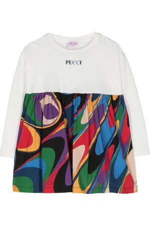 PUCCI Junior Kleid mit Iride-Print