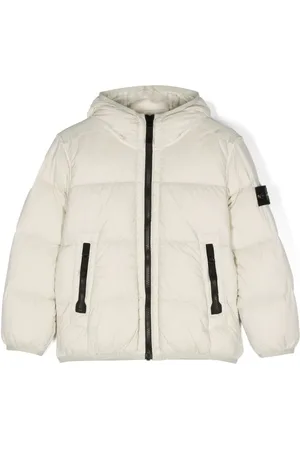 Stone Island Gefütterte Jacke mit Kompass-Patch