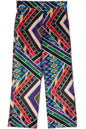 PUCCI Junior Gerade Hose mit grafischem Print
