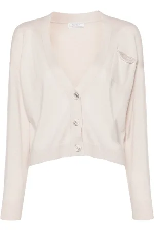 PESERICO SIGN Cardigan mit Perlen