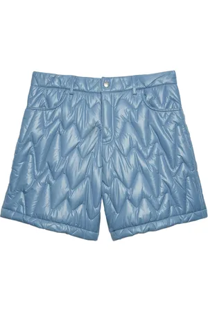 Msgm Gesteppte Shorts mit Applikation