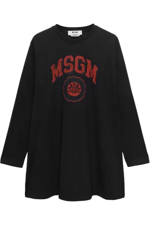 Msgm Minikleid mit Logo-Print