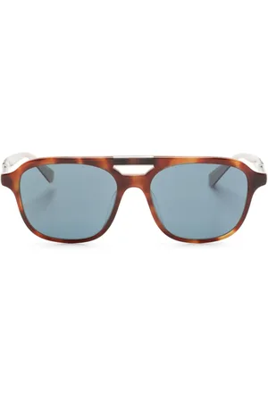 Brunello Cucinelli Sonnenbrille in Schildpattoptik