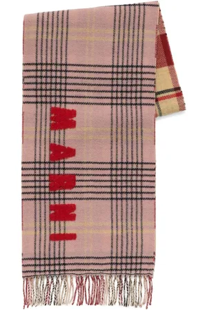 Marni Intarsien-Schal mit Logo