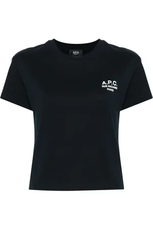 A.P.C. T-Shirt mit Logo-Stickerei