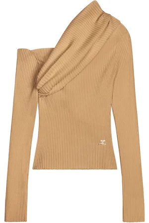 Courrèges Strickpullover mit Logo-Stickerei