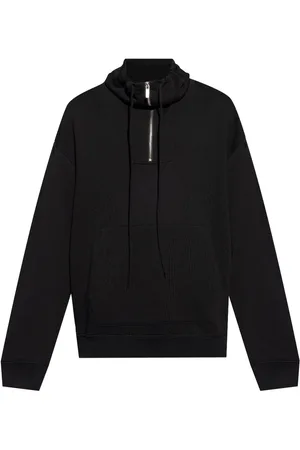 Helmut Lang Kordelzug-Sweatshirt mit Stehkragen