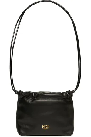 Nº21 Schultertasche mit Logo-Print