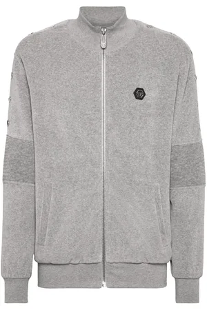 Philipp Plein Sportjacke mit Logo-Schild