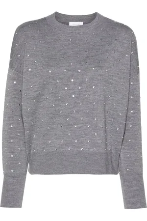 Paco rabanne Glass Pullover mit Kristallen