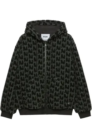 Msgm Kapuzenjacke mit Frottee-Finish