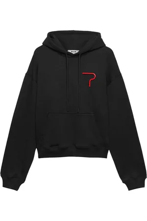 Msgm Hoodie mit Logo-Applikation