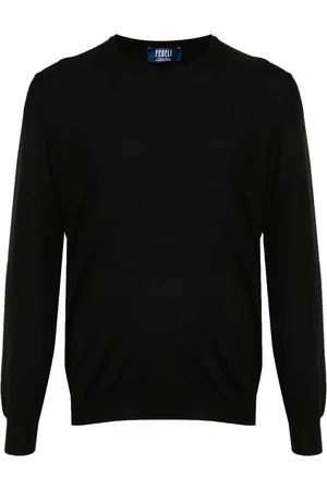 FEDELI Fein gestrickter Pullover