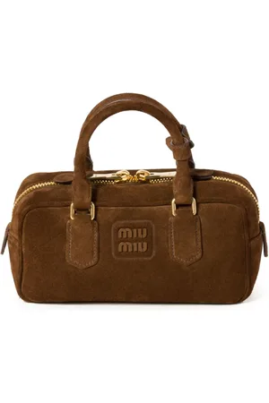 Miu Miu Arcadie Tote Bag aus Wildleder