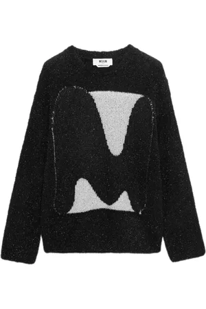 Msgm Pullover mit Intarsien-Logo