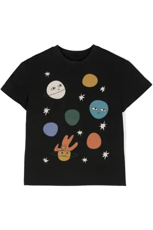 Stella McCartney T-Shirt mit Weltall-Print