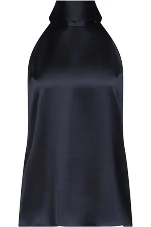 GALVAN Sienna Satin-Bluse