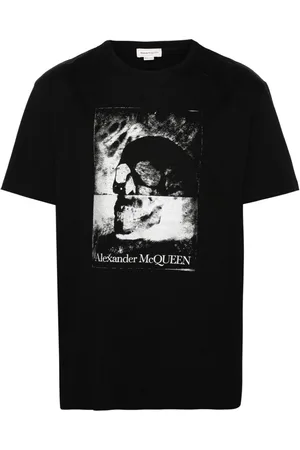 Alexander McQueen T-Shirt mit Totenkopf-Print