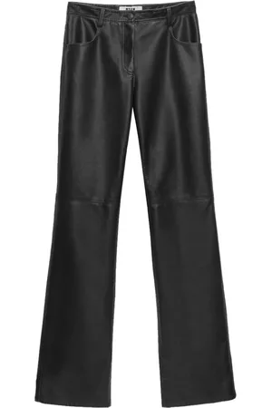 Msgm Lederhose mit geradem Bein