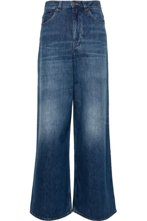 Chloé Weite High-Rise-Jeans
