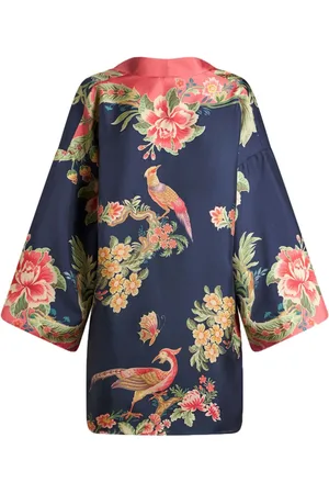 Etro Seidenkleid mit Blumen-Print