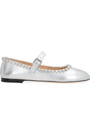 Mach & Mach Audrey Ballerinas mit Kristallen