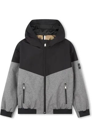 HUGO BOSS Windbreaker mit Logo-Applikation