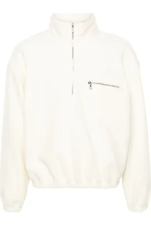 RIER Fleecepullover mit Stehkragen