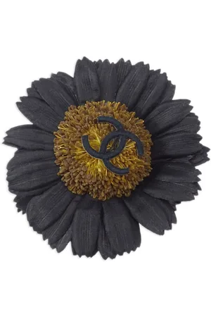 CHANEL 1990-2000s Brosche mit Sonnenblumenmotiv