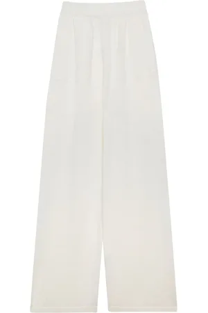 Msgm Weite Hose mit Logo-Stickerei