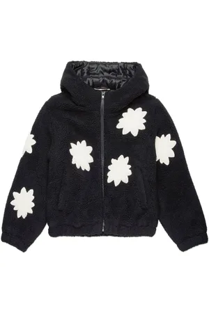 Marni Kapuzenjacke aus Faux Shearling