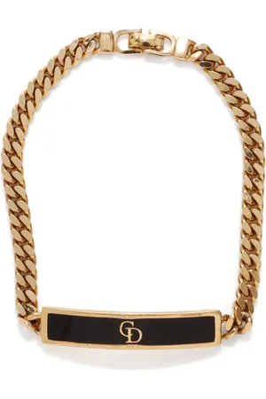 Dior Kettenarmband mit Logo-Schild