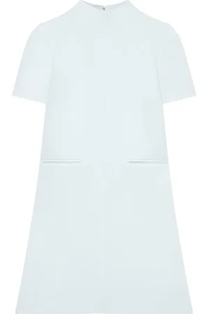 Courrèges Twill-Minikleid in A-Linie