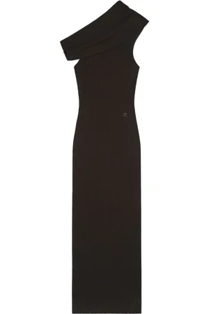 Courrèges Asymmetrisches Strickkleid