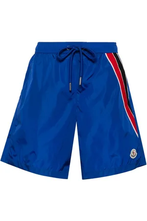 Moncler Badeshorts mit Logo-Patch