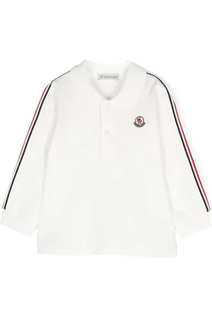 Moncler Poloshirt mit Logo-Patch
