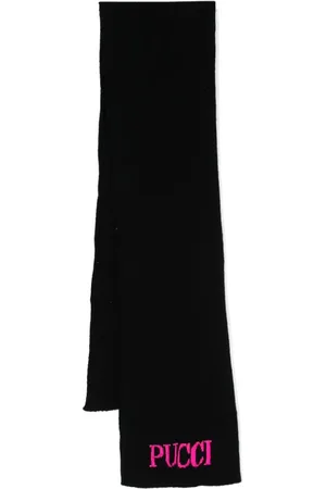 PUCCI Junior Schal mit Logo-Jacquard