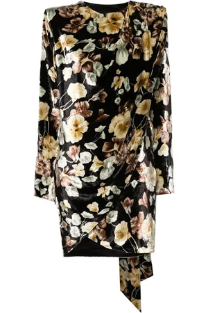 Saint Laurent Kleid mit Print