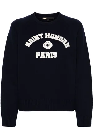 Maje Pullover mit Logo-Stickerei