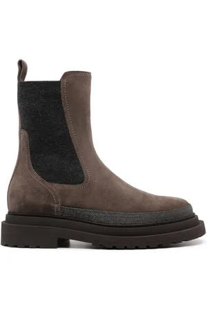 Brunello Cucinelli Stiefeletten aus Wildleder