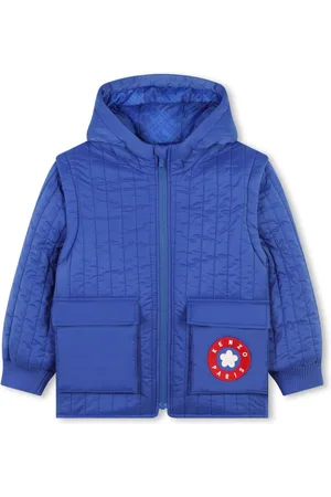 Kenzo Gefütterte Jacke mit abnehmbaren Ärmeln