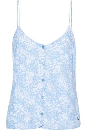 Calvin Klein Bluse mit Blumen-Print