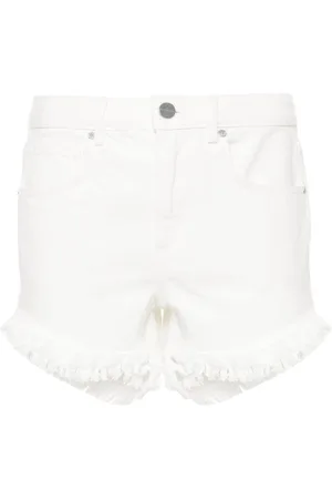 AllSaints Ausgefranste Astrid Jeans-Shorts