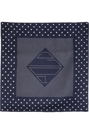 Ralph Lauren Seidenschal mit Polka Dots
