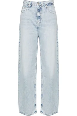 Calvin Klein Weite High-Rise-Jeans