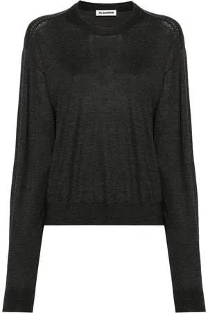 Jil Sander Fein gestrickter Pullover